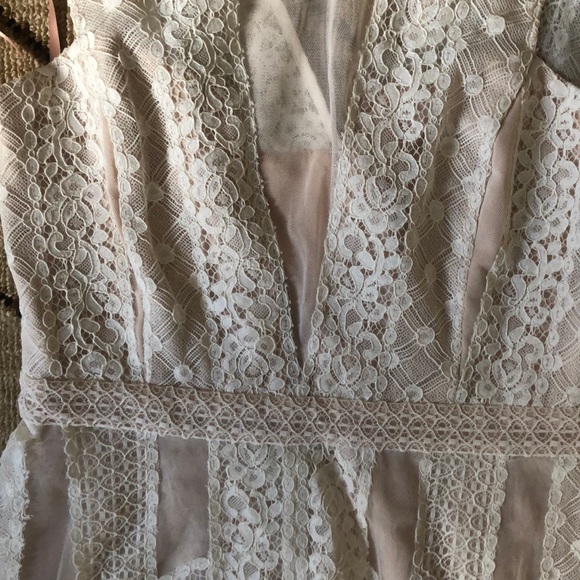 BCBGmaxazria Andi lace white dress ( worn once!) - Picture 5 of 8